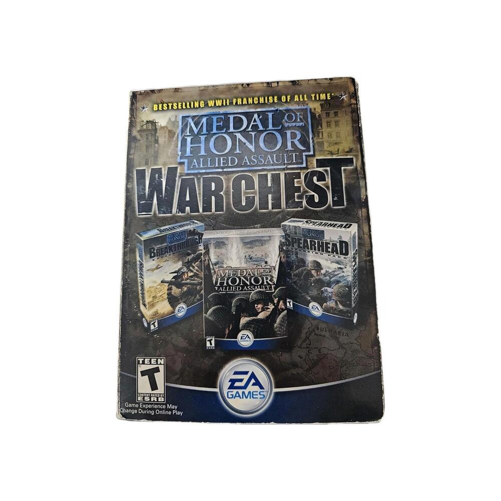 Medal Honor Allied Assault War Chest‎ 5xCD Book PC Window